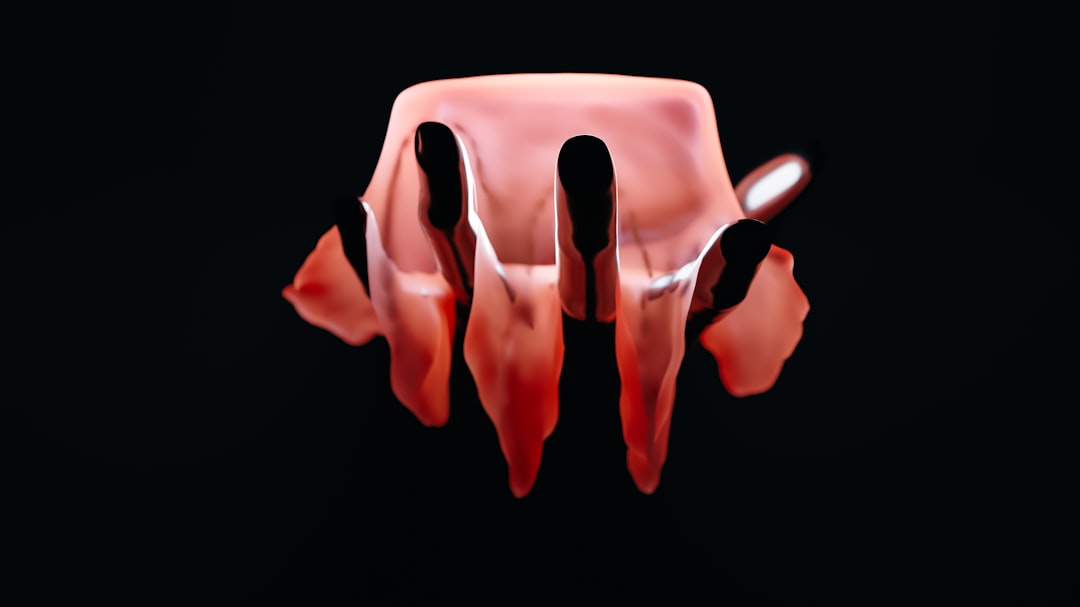 tooth lesions close-up